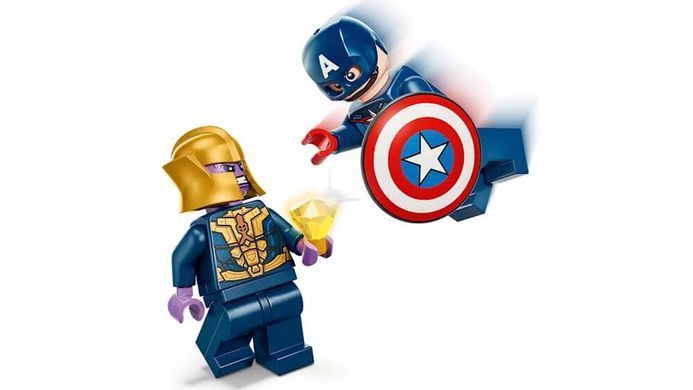 LEGO Super Heroes Marvel Капітан Америка проти Таноса 107 деталей (76319) &ndash; фото товару LEGO з категорії LEGO Marvel Super Heroes. Оригінал, доставка по Україні