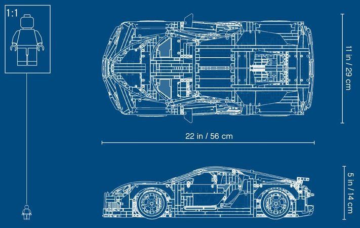 LEGO Technic Bugatti Chiron 3599 деталей (42083) &ndash; фото товару LEGO з категорії LEGO Technic. Оригінал, доставка по Україні