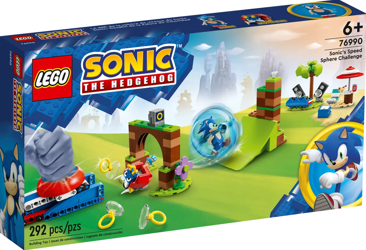 ᐉ Конструктор LEGO Sonic the Hedgehog Соревнования скоростной сферы Соника  292 детали (76990) купить недорого Оригинал в Киеве, Украине: Цена, Отзывы,  Характеристики, Доставка -TOYSLINE