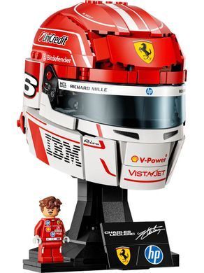 LEGO Editions Formula 1 Шолом Шарля Леклера з команди Scuderia Ferrari HP (43014) &ndash; фото товару LEGO з категорії LEGO Editions. Оригінал, доставка по Україні