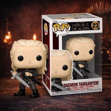 Фигурка Funko Pop! Game of Thrones: Дом Дракона S4 - Деймон Таргариен с мечем #23 (83464) &ndash; фото товара Funko из категории Фигурки Funko Pop. Оригинал, доставка по Украине