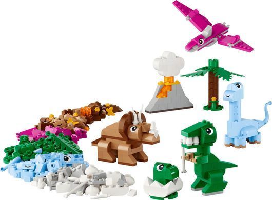 LEGO Classic Творчі динозаври (11041) &ndash; фото товару LEGO з категорії LEGO Classic. Оригінал, доставка по Україні