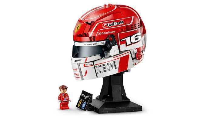LEGO Editions Formula 1 Шолом Шарля Леклера з команди Scuderia Ferrari HP (43014) &ndash; фото товару LEGO з категорії LEGO Editions. Оригінал, доставка по Україні