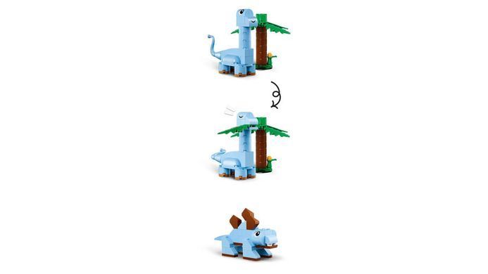 LEGO Classic Творчі динозаври (11041) &ndash; фото товару LEGO з категорії LEGO Classic. Оригінал, доставка по Україні