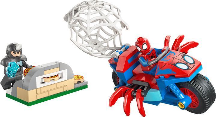LEGO&reg; 11206 Marvel Spidey And His Amazing Friends Spidey on his Motorcycle vs. Rhino
