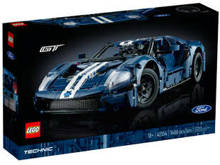 LEGO Technic Ford GT 2022 року 1466 деталей (42154) &ndash; фото товару LEGO з категорії LEGO Technic. Оригінал, доставка по Україні
