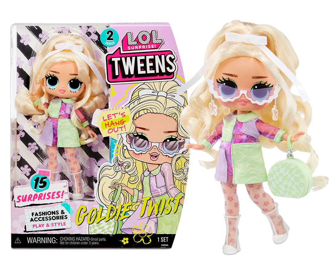 ᐉ Кукла L.O.L. Surprise! Tweens S2 Goldie Twist ЛОЛ Твинс Леди Дэнс 579571  купить недорого Оригинал в Киеве, Украине: Цена, Отзывы, Характеристики,  Доставка -TOYSLINE