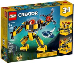Конструктор Lego Creator 3-in-1 Робот для подводных исследований 207 деталей (31090)