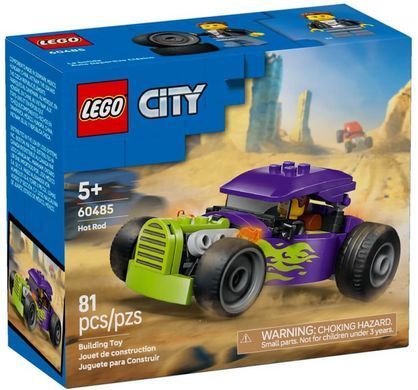 LEGO City Хотрод 81 деталь (60485) &ndash; фото товару LEGO з категорії LEGO City. Оригінал, доставка по Україні