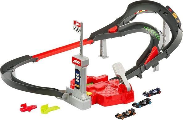 ​Ігровий набір Hot Wheels Траса для перегонів Формули 1 (JDY15) &ndash; фото товару Hot Wheels з категорії Треки і набори Хот Вілс - Hot Wheels. Оригінал, доставка по Україні