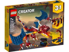 Конструктор Lego Creator 3-in-1 Огненный дракон 234 детали (31102)