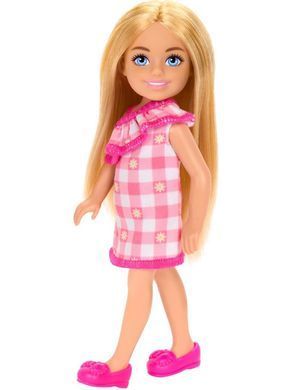 Кукла Barbie Club Chelsea Блондинка в платье (HXM95) &ndash; фото товара Barbie из категории  Куклы Барби и ее Сестры . Оригинал, доставка по Украине
