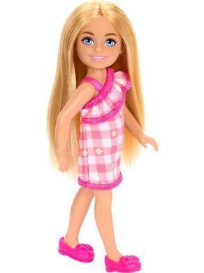Кукла Barbie Club Chelsea Блондинка в платье (HXM95) &ndash; фото товара Barbie из категории  Куклы Барби и ее Сестры . Оригинал, доставка по Украине