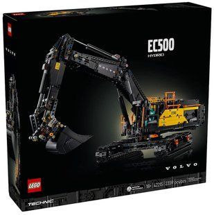 LEGO Technic Volvo EC500 Hybrid 42215 &mdash; моторизований екскаватор із ковшем і молотом.