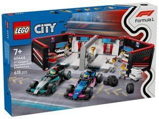 LEGO City Гараж F1&reg; та автомобілі Mercedes-AMG і Alpine 678 деталей (60444) &ndash; фото товару LEGO з категорії LEGO City. Оригінал, доставка по Україні