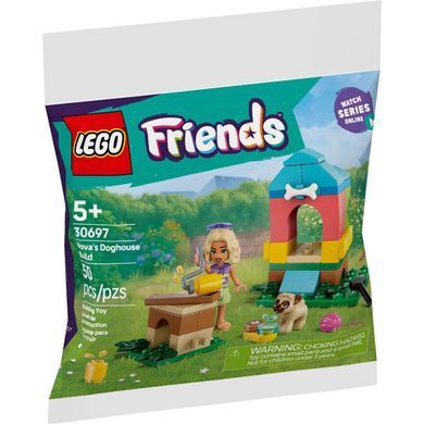 LEGO Friends Модель собачьей будки от Новы 50 деталей (30697) &ndash; фото товара LEGO из категории LEGO Friends. Оригинал, доставка по Украине