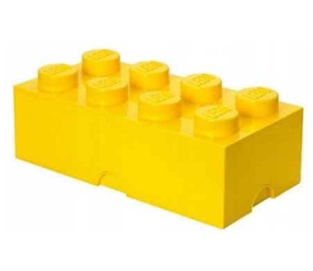 Восьмиточковий бокс для зберігання LEGO Storage Brick 8 жовтий (40041732) &ndash; фото товару LEGO з категорії Контейнери для зберігання LEGO. Оригінал, доставка по Україні