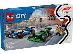 LEGO City Grid F1&reg; 60474 стартова решітка з болідами VCARB і Sauber