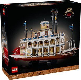 LEGO Ideas 21356 &mdash; масштабна модель річкового теплохода з 4090 деталей.