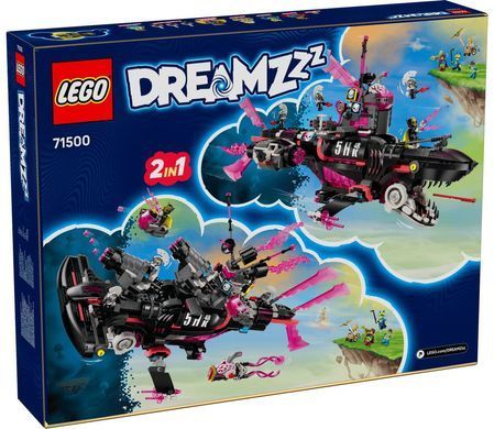 LEGO DREAMZzz Страхітливий підводний човен &laquo;Акула&raquo; (71500) &ndash; фото товару LEGO з категорії LEGO DREAMZzz. Оригінал, доставка по Україні
