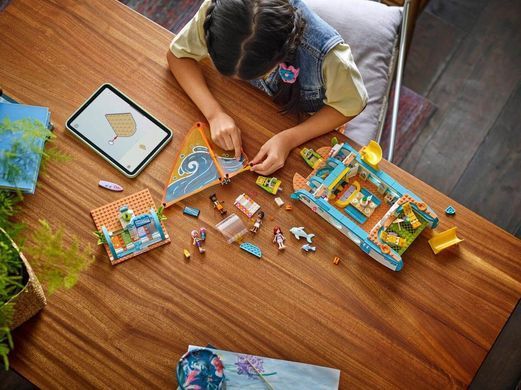 LEGO Friends Приключения на туристической лодке (42664) &ndash; фото товара LEGO из категории LEGO Friends. Оригинал, доставка по Украине
