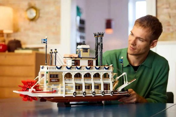 LEGO Ideas Речной теплоход 4090 деталей (21356) &ndash; фото товара LEGO из категории LEGO Ideas. Оригинал, доставка по Украине