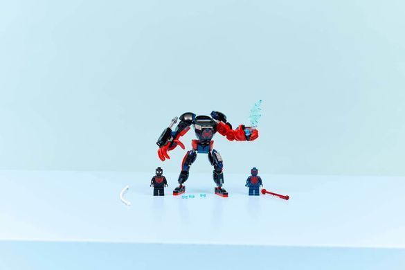 LEGO 76337 Marvel Miles Morales Mech vs. Spider-Man 2099