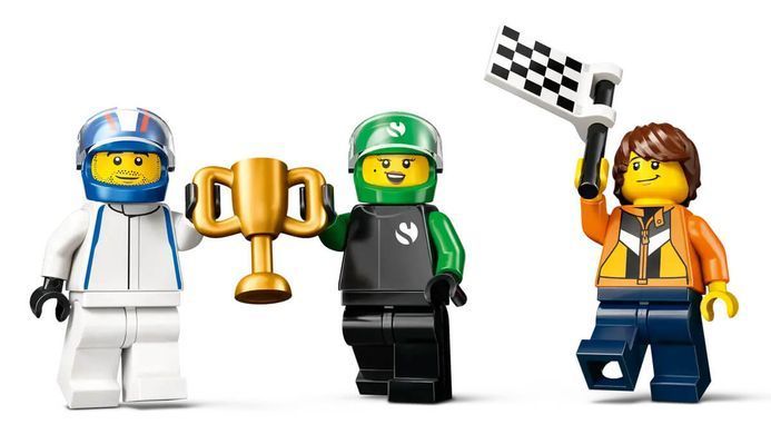 LEGO City Grid F1&reg; з автомобілями для перегонів VCARB і Sauber 313 деталей (60474) &ndash; фото товару LEGO з категорії LEGO City. Оригінал, доставка по Україні