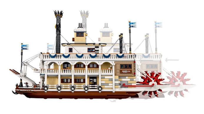 LEGO Ideas Речной теплоход 4090 деталей (21356) &ndash; фото товара LEGO из категории LEGO Ideas. Оригинал, доставка по Украине