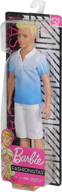 Кукла Барби Кен Модник Блондин в голубой рубашке - Barbie Ken Fashionistas GDV12 купить