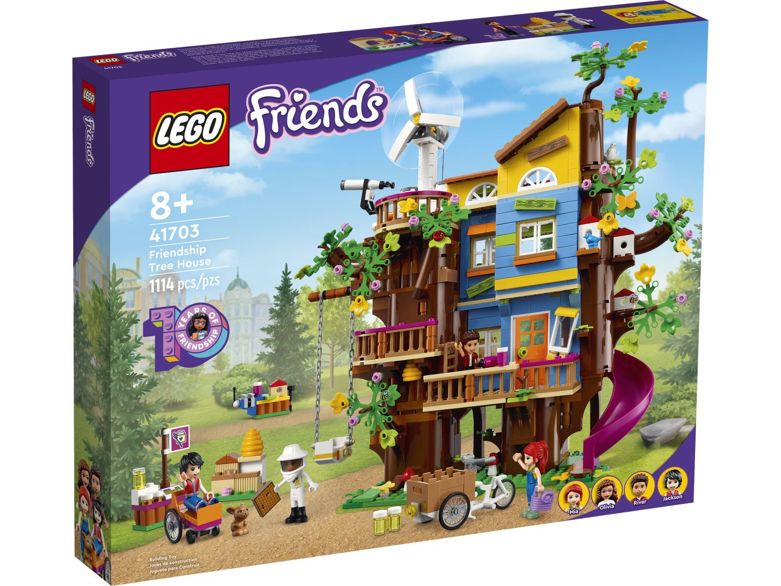 ᐉ Конструктор LEGO Friends Дом друзей на дереве 1114 деталей (41703) купить  недорого Оригинал в Киеве, Украине: Цена, Отзывы, Характеристики, Доставка  -TOYSLINE