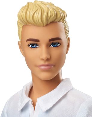 Кукла Барби Кен Модник Блондин в голубой рубашке - Barbie Ken Fashionistas GDV12 купити