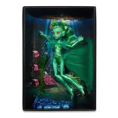Колекційна лялька Monster High Skullector Series Creature &mdash; From The Black Lagoon (HWV26) &ndash; фото товару Monster High з категорії Ляльки Monster High (Монстер Хай). Оригінал, доставка по Україні