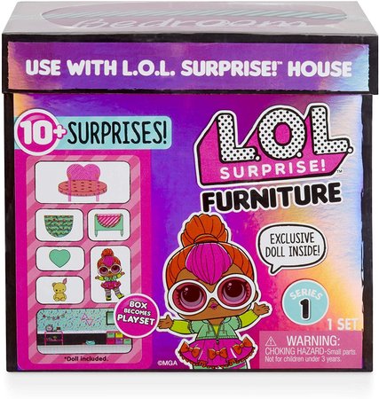 Мебель для куклы ЛОЛ Сюрприз Леди Неон - LOL Surprise Furniture Neon Q.T. 561743 купити