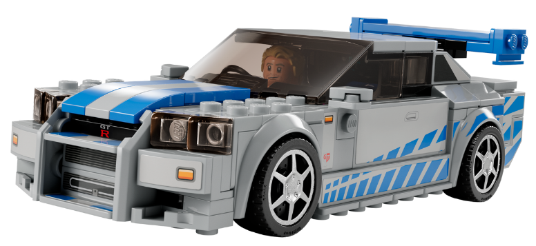 Конструктор Lego Speed Champions Подвійний форсаж Nissan Skyline GT-R (R34) 319 деталей (76917) купити