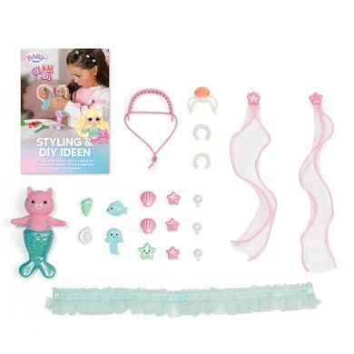 Лялька Baby Born серії Glam Up &ndash; Русалонька Спаркл, 28 см (871737) &ndash; фото товару Baby Born з категорії Ляльки пупси Baby Born . Оригінал, доставка по Україні