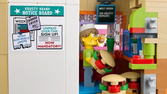 LEGO ICONS The Simpsons: Krusty Бургер 1632 деталей (10352) &ndash; фото товара LEGO из категории LEGO Icons. Оригинал, доставка по Украине