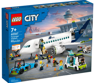 Конструктор LEGO City Пасажирський літак  913 деталей (60367) &ndash; фото товару LEGO з категорії LEGO City. Оригінал, доставка по Україні