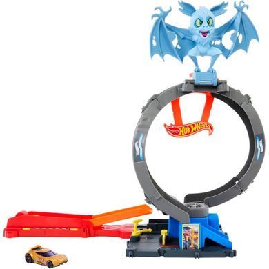 Ігровий набір Hot Wheels Неймовірна атака кажана (HTN78) &ndash; фото товару Hot Wheels з категорії Треки і набори Хот Вілс - Hot Wheels. Оригінал, доставка по Україні