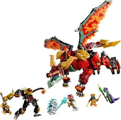 LEGO&reg; 71868 NINJAGO&reg; Wyldfyre's Transforming Dragon Mech