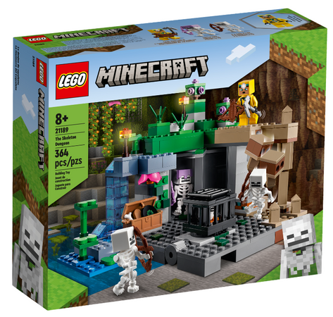 Конструктор LEGO Minecraft Підземелля скелетів 364 деталі (21189) купити