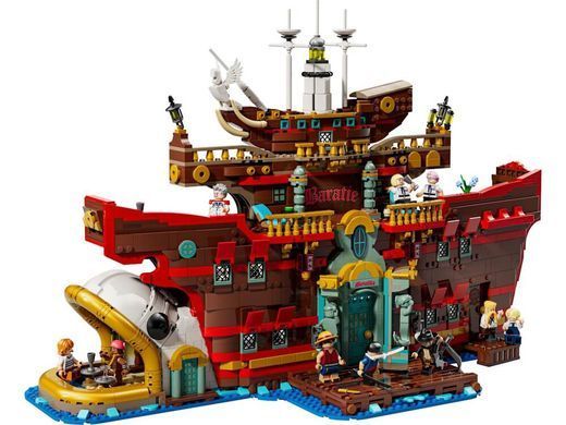 LEGO 75640 ONE PIECE &mdash; Плавучий ресторан &laquo;Бараті&raquo; з деталізованим інтер&rsquo;єром