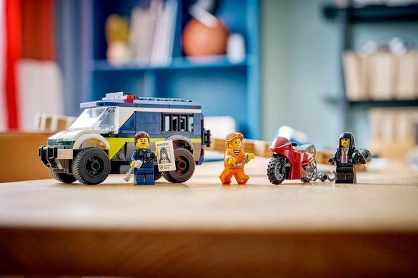 LEGO City Полицейский фургон для перевозки заключенных 198 деталей (60479) &ndash; фото товара LEGO из категории LEGO City. Оригинал, доставка по Украине