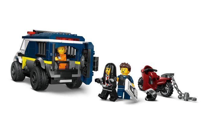 LEGO City Полицейский фургон для перевозки заключенных 198 деталей (60479) &ndash; фото товара LEGO из категории LEGO City. Оригинал, доставка по Украине