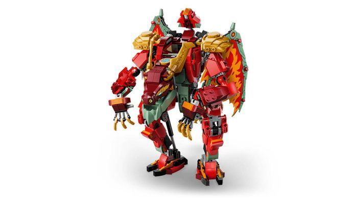 LEGO&reg; 71868 NINJAGO&reg; Wyldfyre's Transforming Dragon Mech