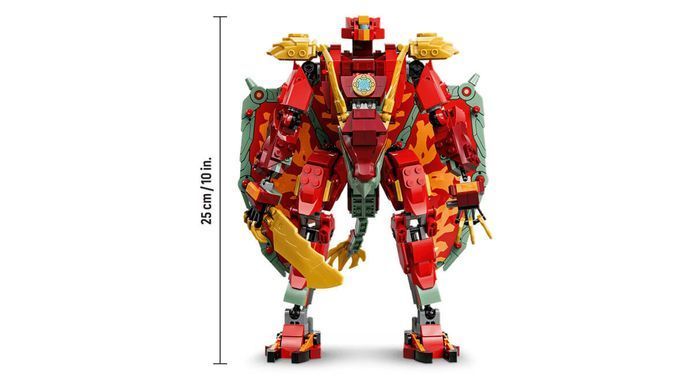 LEGO&reg; 71868 NINJAGO&reg; Wyldfyre's Transforming Dragon Mech