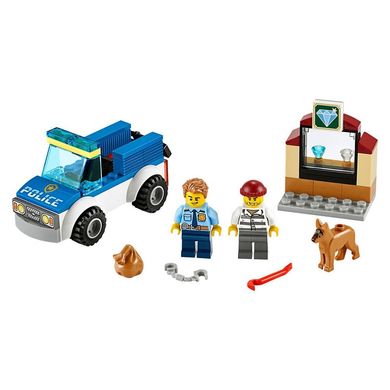 Конструктор LEGO City Полицейский отряд с собакой 67 деталей (60241)