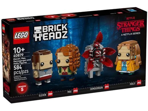 LEGO BrickHeadz Фигурки Одиннадцатой, Макс, Демогоргона и Холли 584 детали (40879) &ndash; фото товара LEGO из категории LEGO BrickHeadz. Оригинал, доставка по Украине
