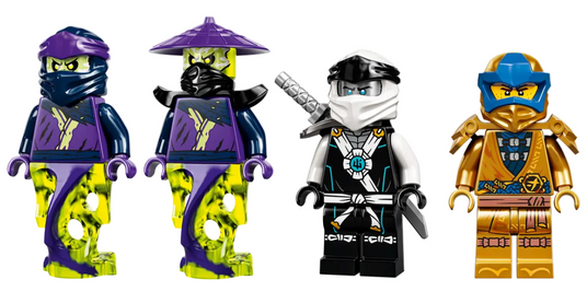 Конструктор LEGO NINJAGO Битва робота-титана Зейна 840 деталей
