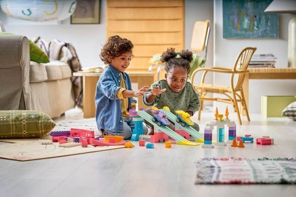 LEGO DUPLO 3 в 1 Цікаві гірки та трампліни з автомобілями (10478) &ndash; фото товару LEGO з категорії LEGO DUPLO. Оригінал, доставка по Україні